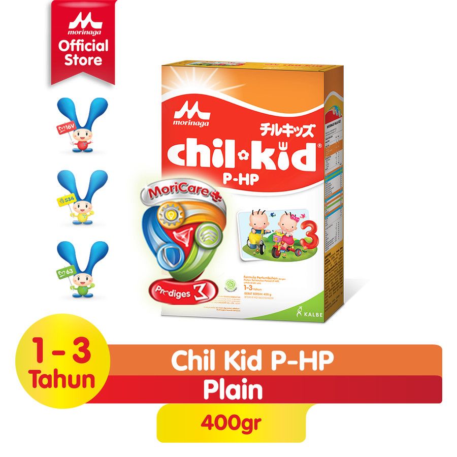 Morinaga Chil Kid PHP 400g - Susu Pertumbuhan Anak Resiko Alergi - 1