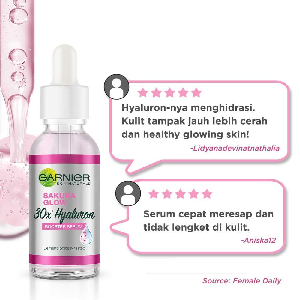 Garnier Sakura Glow Hyaluron Booster Serum 30ml - 5