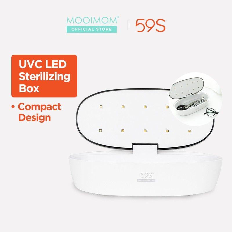 Mooimom 59S UVC LED Sterilizing Box | Sterilizer Botol & Perlengkapan Bayi - 1