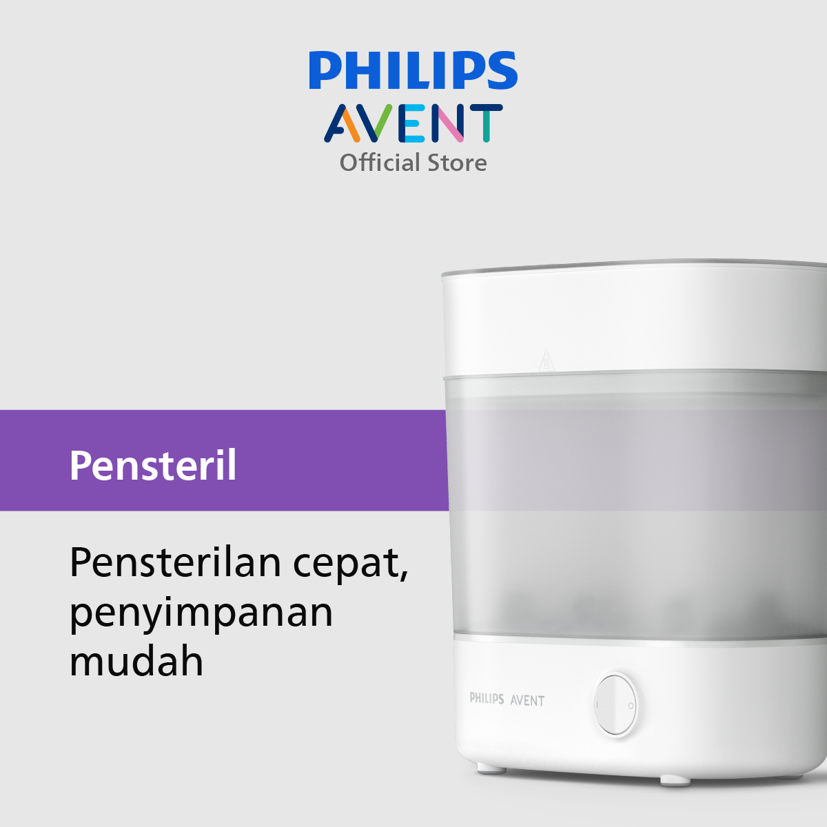 Philips Avent Sterilizer SCF291/01 Sterilisasi Peralatan Bayi - 1