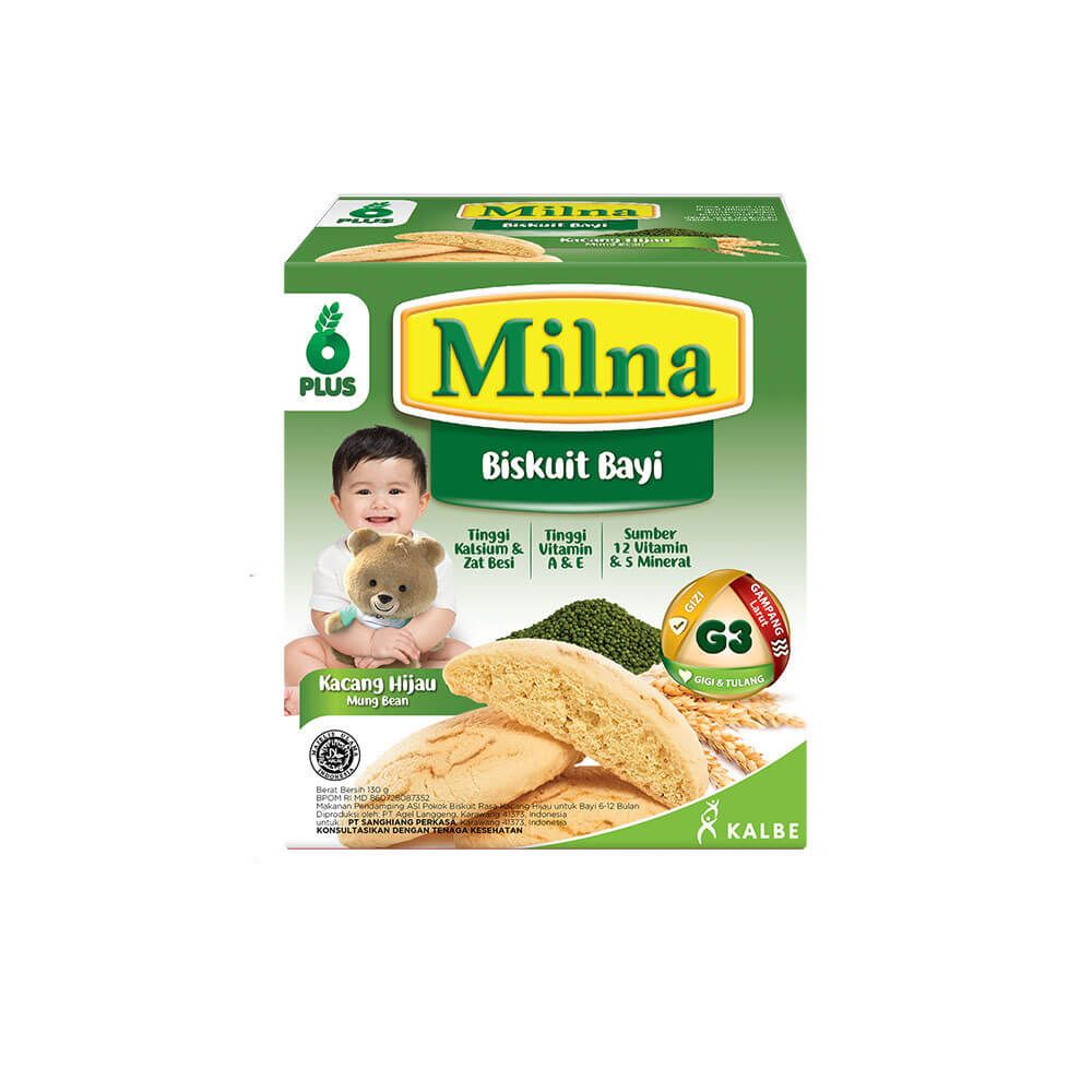 Milna Biskuit Bayi Kacang Hijau 130gr - 1