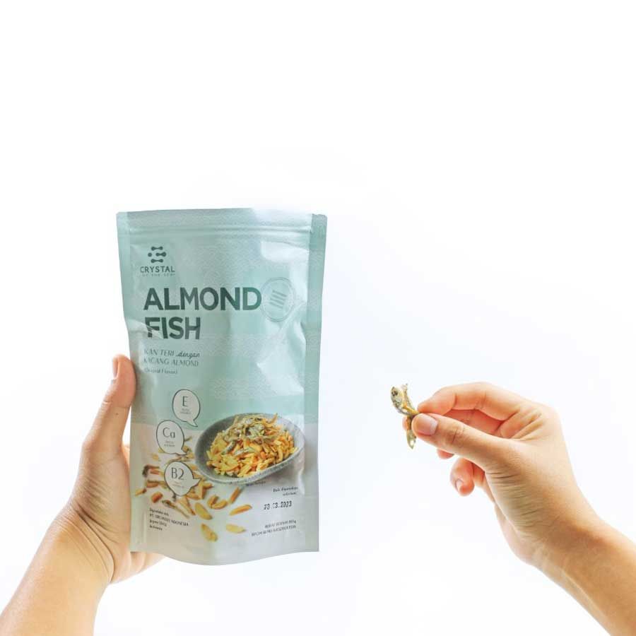 Almond Fish Snack (80GR) / Ikan Teri Jengki Kacang Almond Premium - 2