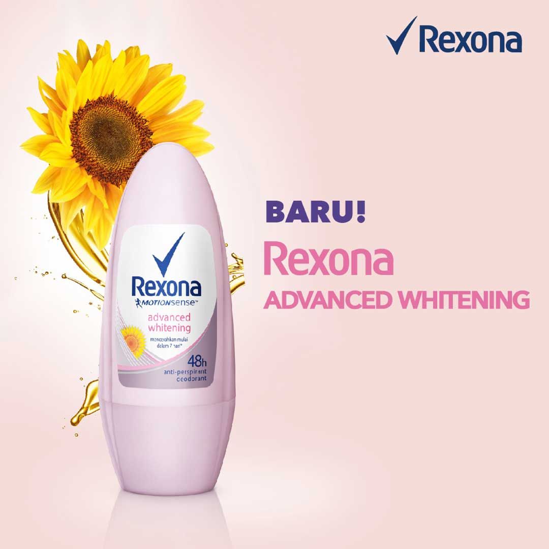 Rexona Women Anti-Perspirant Deo Roll On Adv Whitening 45ml - 5