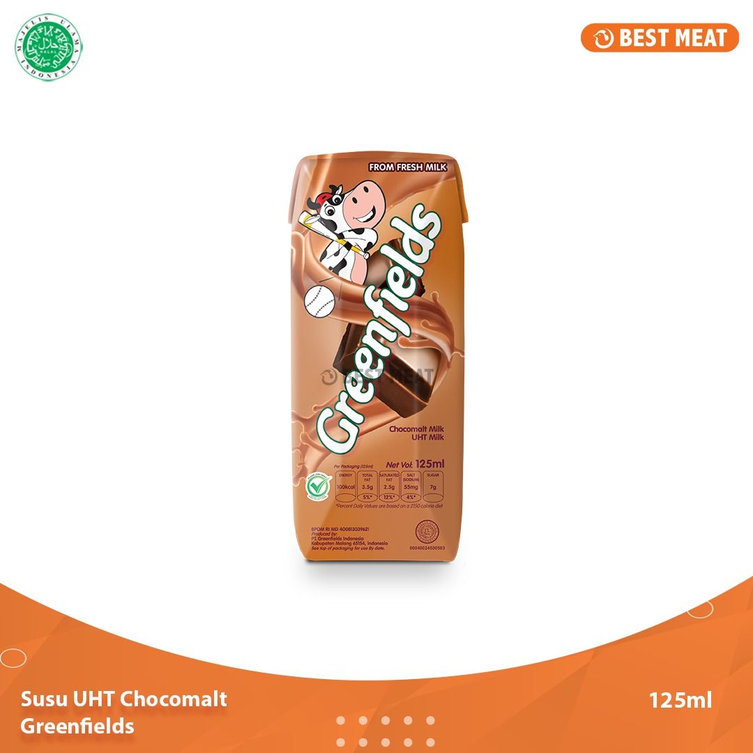 Greenfields Susu UHT Choco Malt 125ml - 1