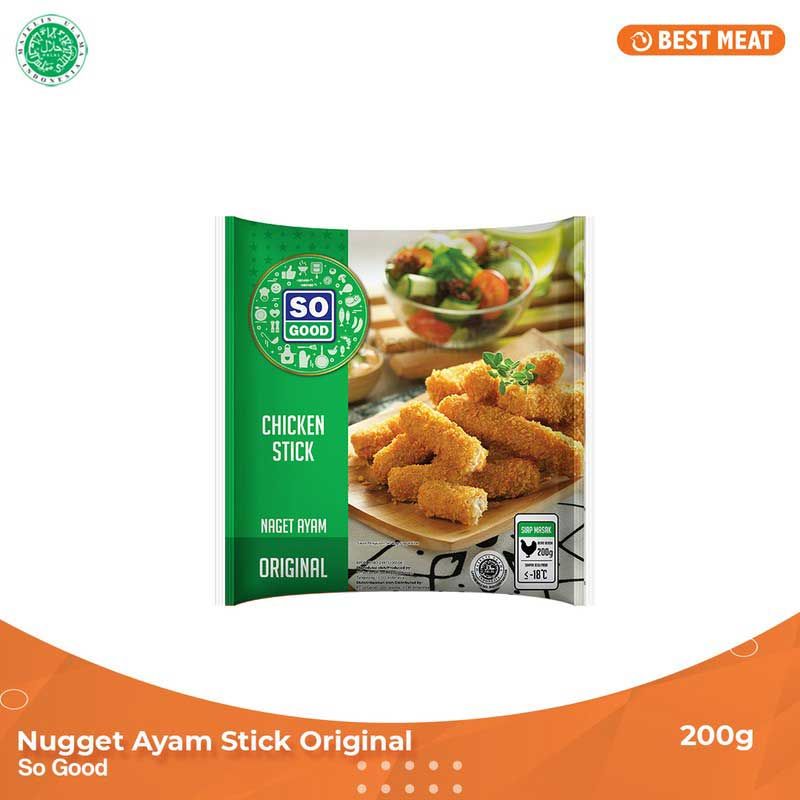 So Good Nugget Ayam Stick Original 200 gr - 1