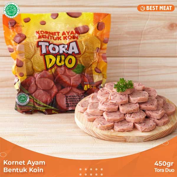 Tora Duo Kornet Ayam Bentuk Koin 450 gr - 1