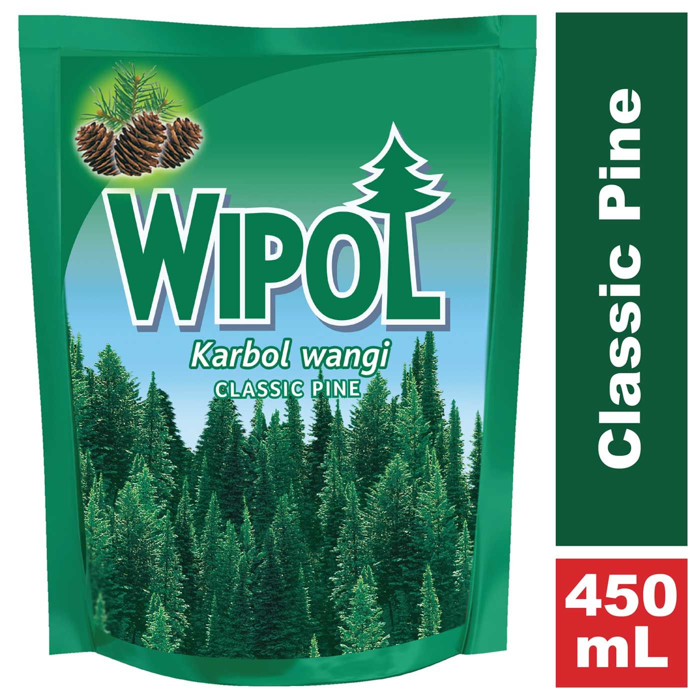 Wipol Karbol Cemara Refill 450ml - 1