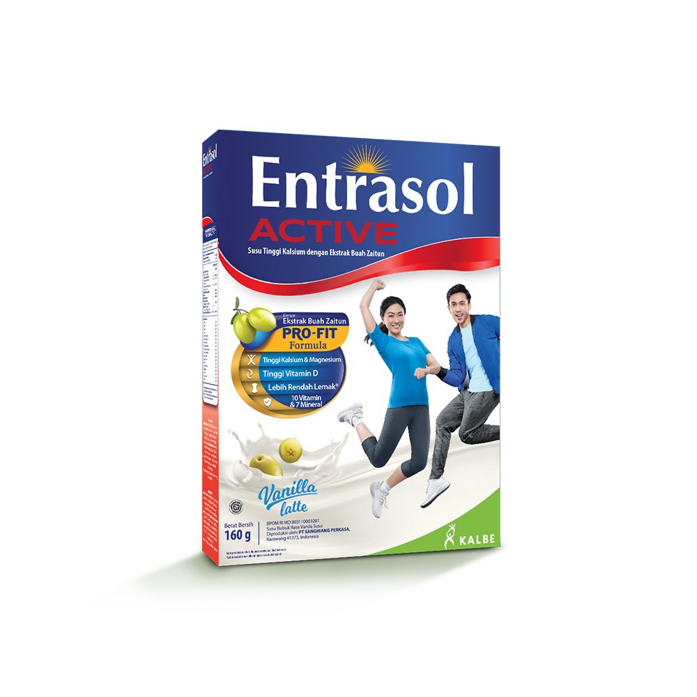 ENTRASOL ACTIVE VANILLA LATTE 160 G - 1