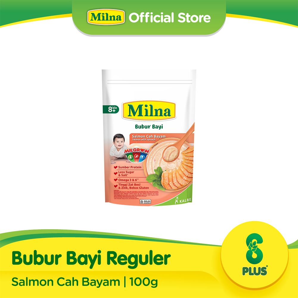 MILNA B R 8+ SALMON CAH BAYAM 100G - 1