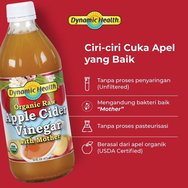 Dynamic Health Apple Cider Vinegar (473ml) - 3