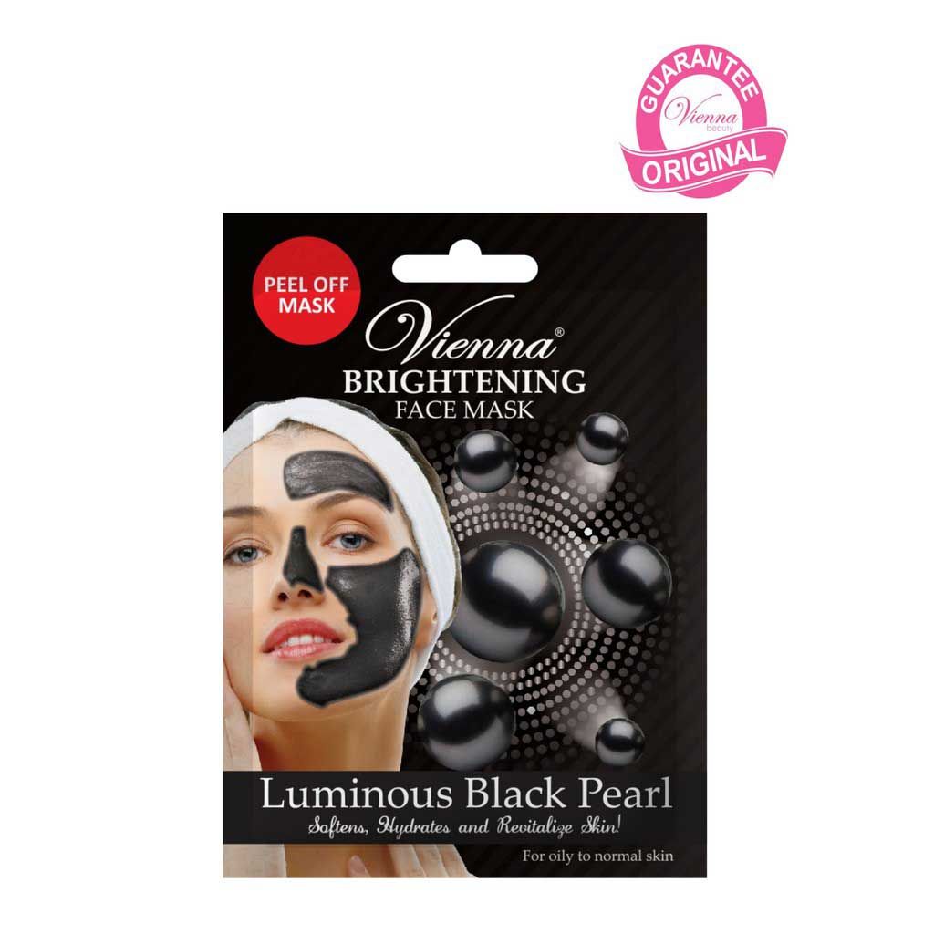 Vienna Peel Off Face Mask Luminous Black Pearl - 20G Sachet - 1