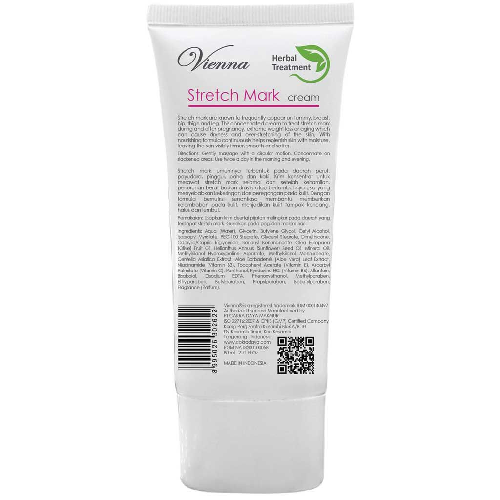 Vienna Stretch Mark Cream - 80Ml Tube - 2