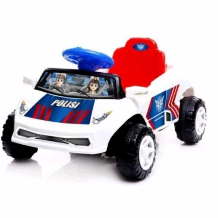 SHP Mainan Anak Plastik Mobil Dorong Polisi SHP TOYS GGC 629 Happy Kids White - 1