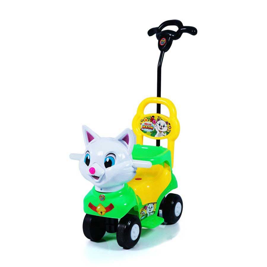 SHP Mainan Anak Plastik Mobilan Dorong Ride On Karakter Kucing MM 655 SHP TOYS Green - 1