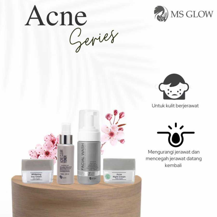 MS Glow Paket Wajah Acne  - 1