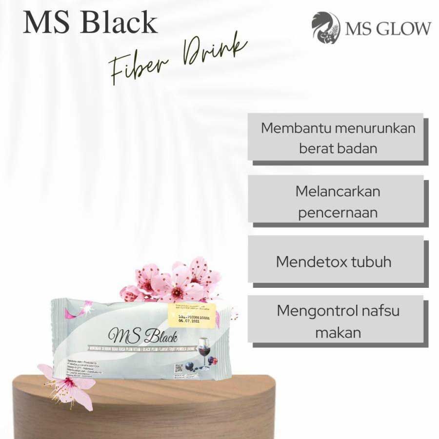 MS Glow Ms Slim Fiber Drink Halal Dan Bpom - 1