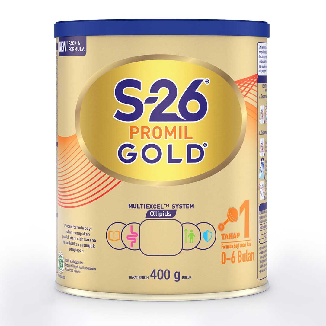 S-26 Promil Gold Tahap 1 400gr Tin - 1