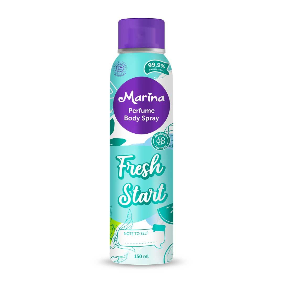 Marina Perfume Body Spray Fresh Start 150ml - 2