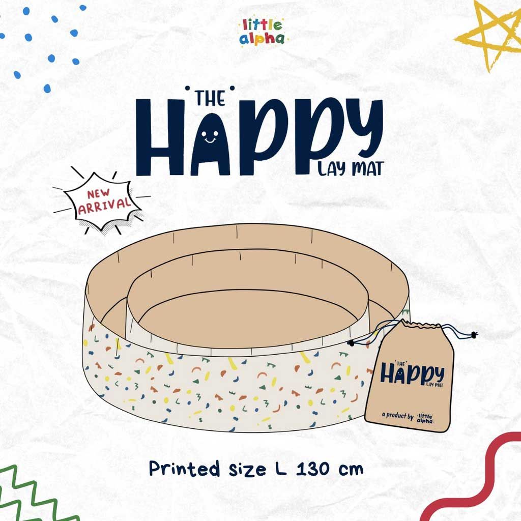 Little Alpha - Happy Play Mat - Cream - 1