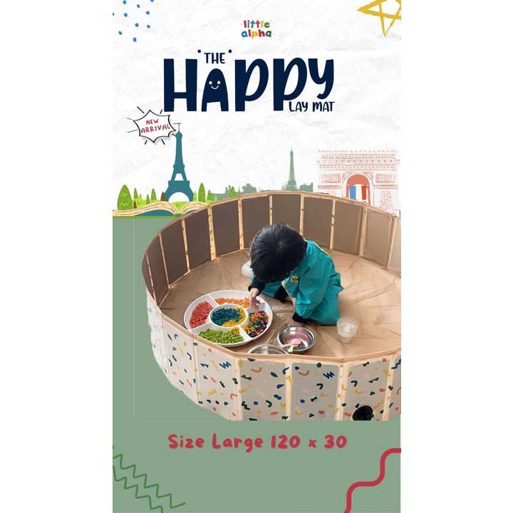 Little Alpha - Happy Play Mat - Cream - 5