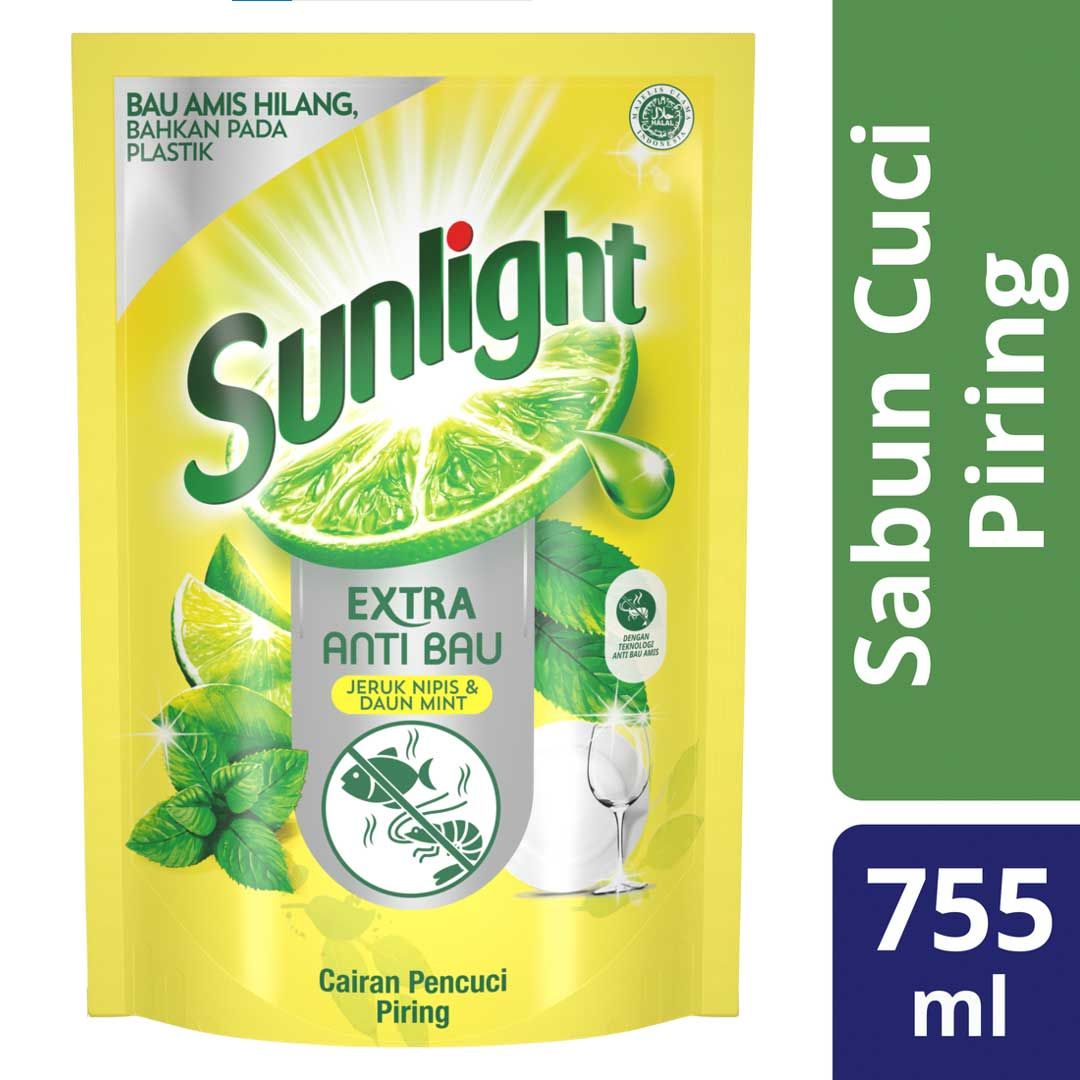 Sunlight Jeruk Nipis Mint 755Ml - 1