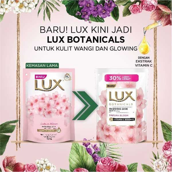 Lux Sabun Cair Sakura Bloom Refill 900Ml - 4