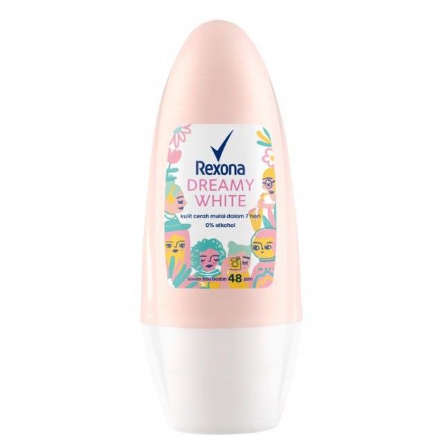 Rexona Deodorant Roll-On Dreamy White 40Ml - 1