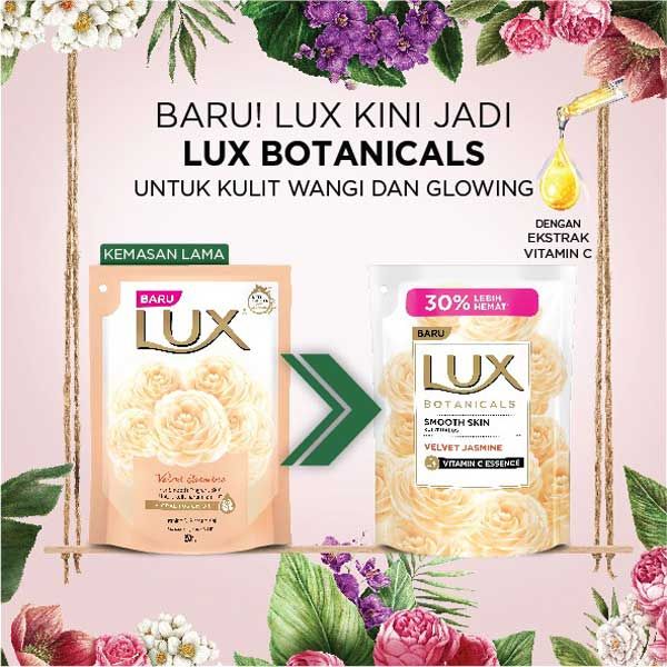 Lux Sabun Cair Velvet Jasmine Refill 900Ml - 5