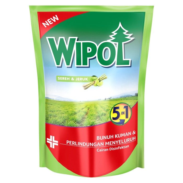 Wipol Pembersih Lantai Sereh&Jeruk 750Ml - 2