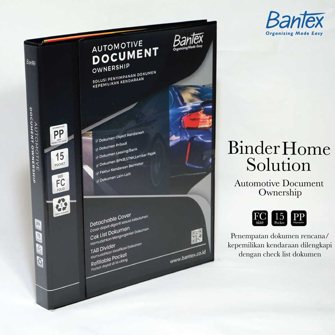 Bantex Binder Automotive Document Ownership - 1