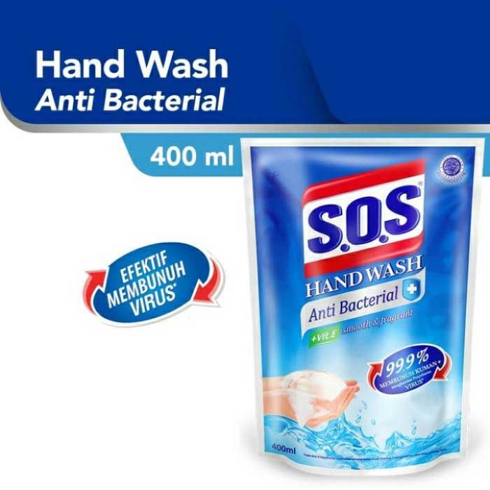 Free SOS Hand Soap antibacterial 400ml - 1