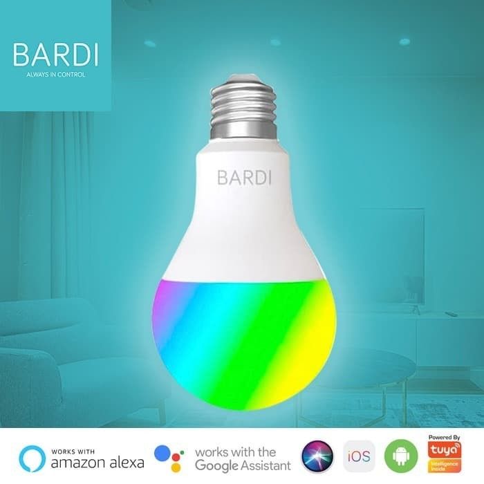 BARDI Smart LIGHT BULB RGB+WW 12W Wifi Wireless IoT - Home Automation - 1