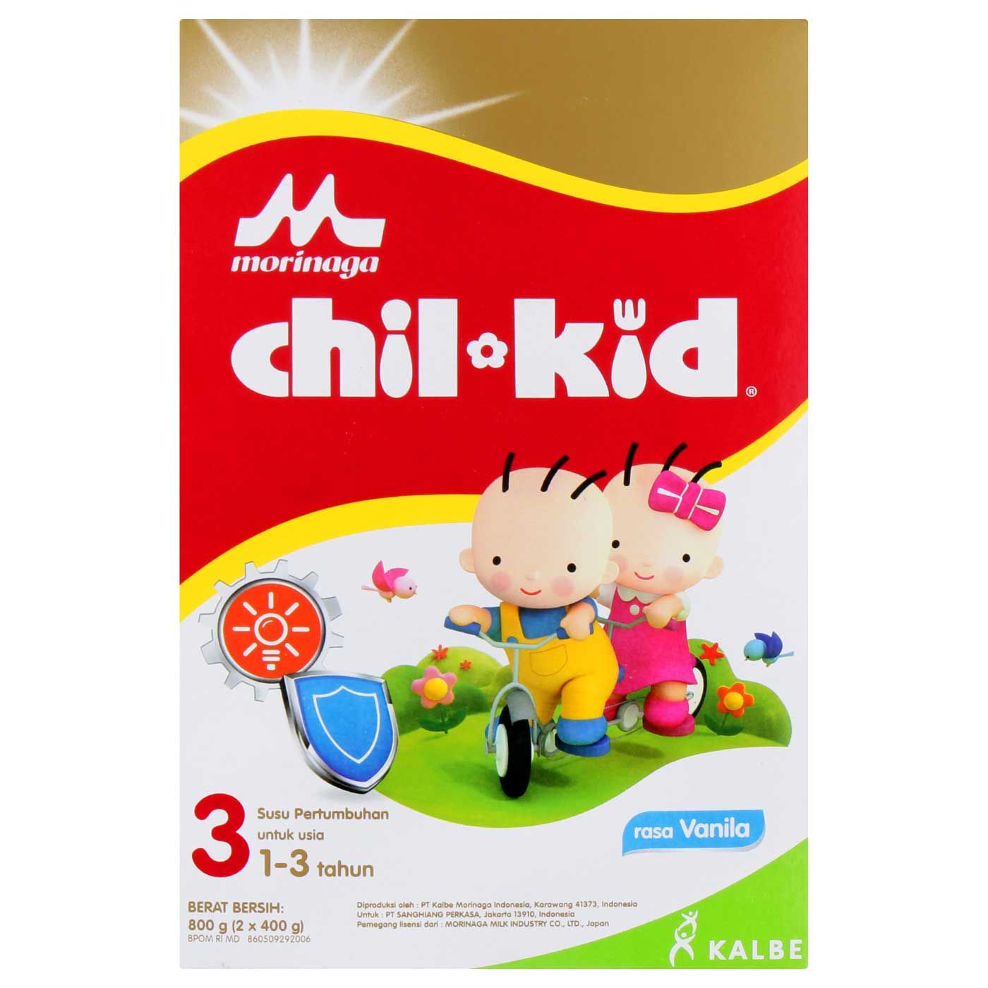 Morinaga Chil Kid Vanila 800g Box - 1