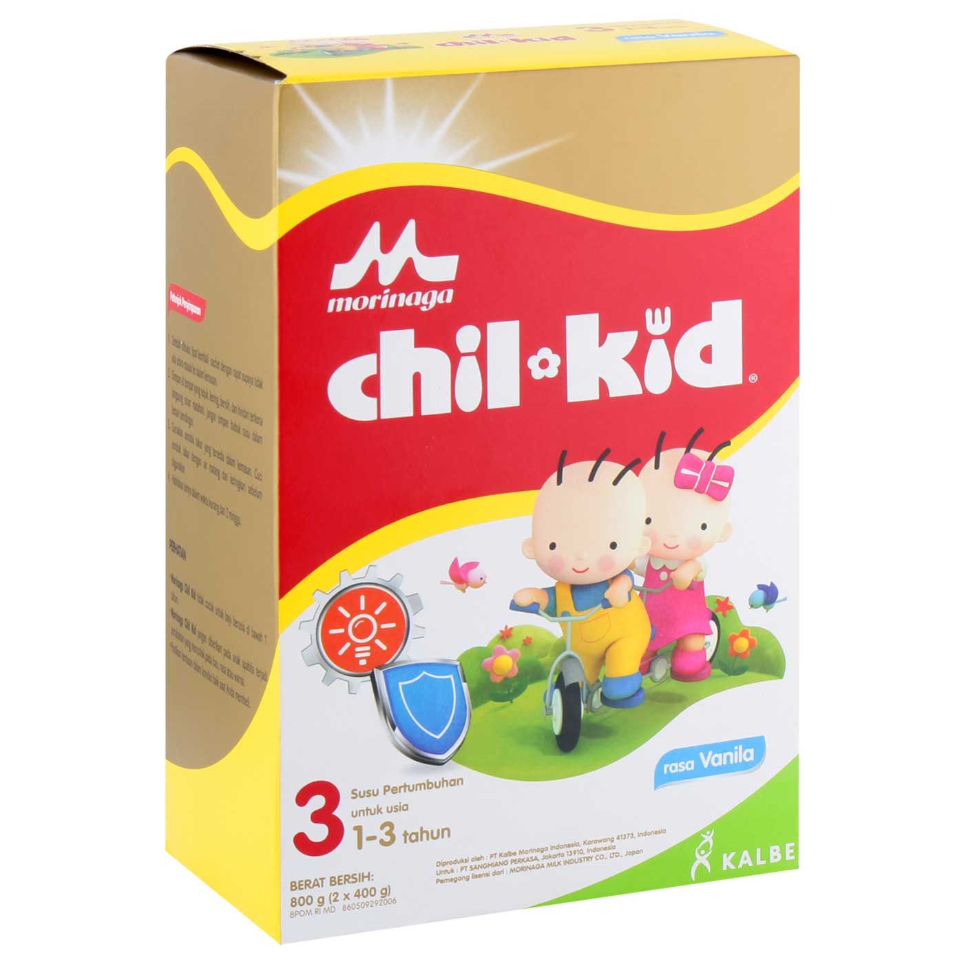 Morinaga Chil Kid Vanila 800g Box - 2