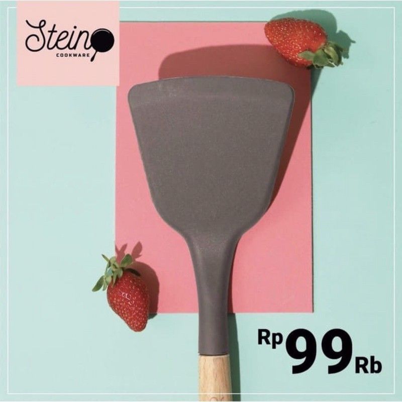 Stein Cookware Sutil Choco Spatula Silikon Original - Choco Grey - 5