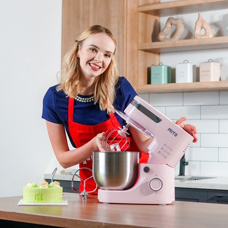 Mito Stand Mixer MX100 5 Liter Pink Garansi Resmi - 3