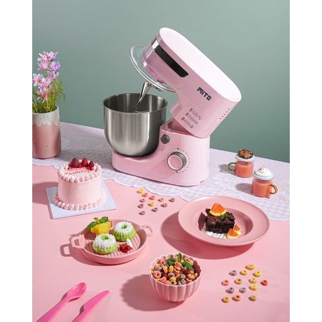 Mito Stand Mixer MX100 5 Liter Pink Garansi Resmi - 4