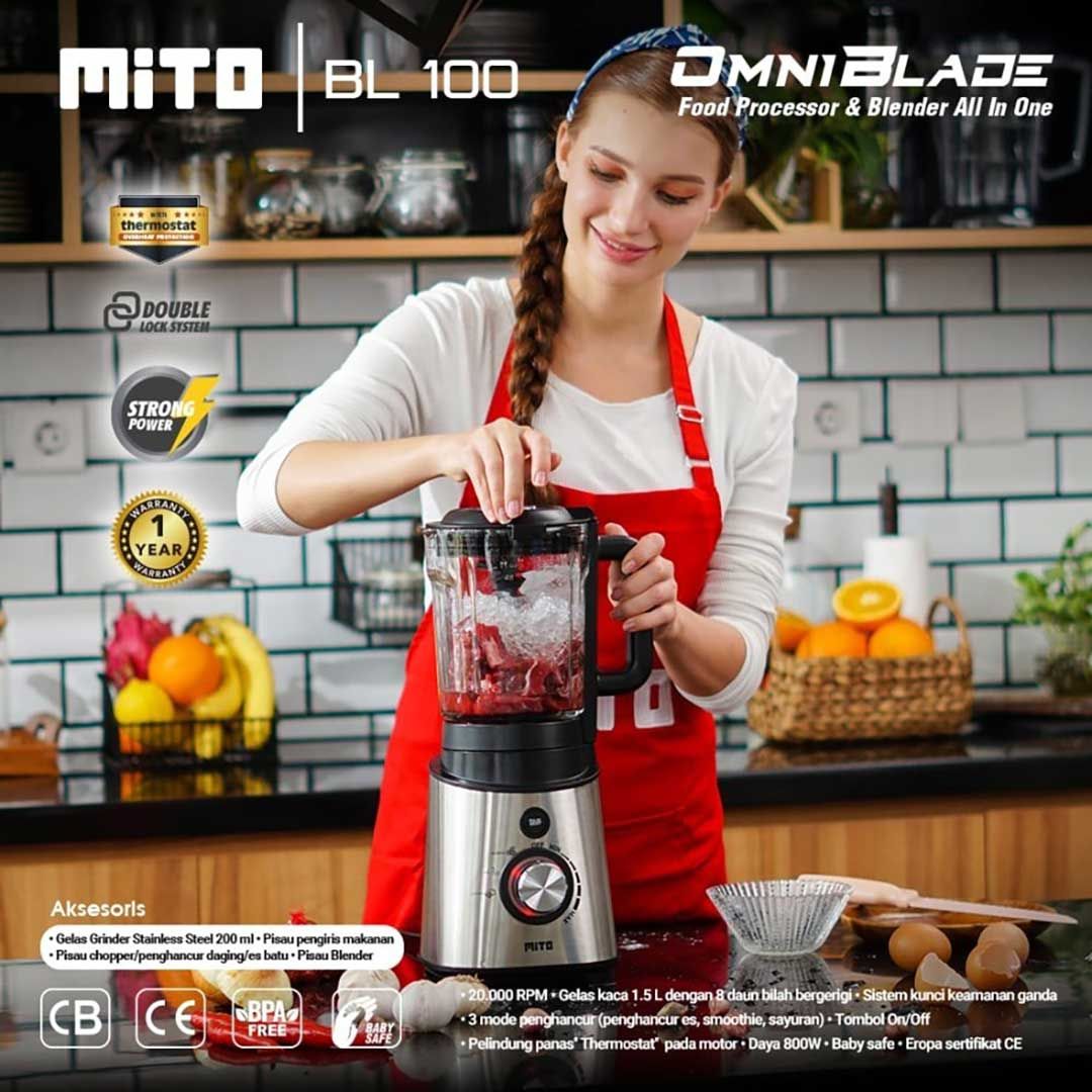 Mito Food Processor Omniblade BL100 Garansi Resmi - 1