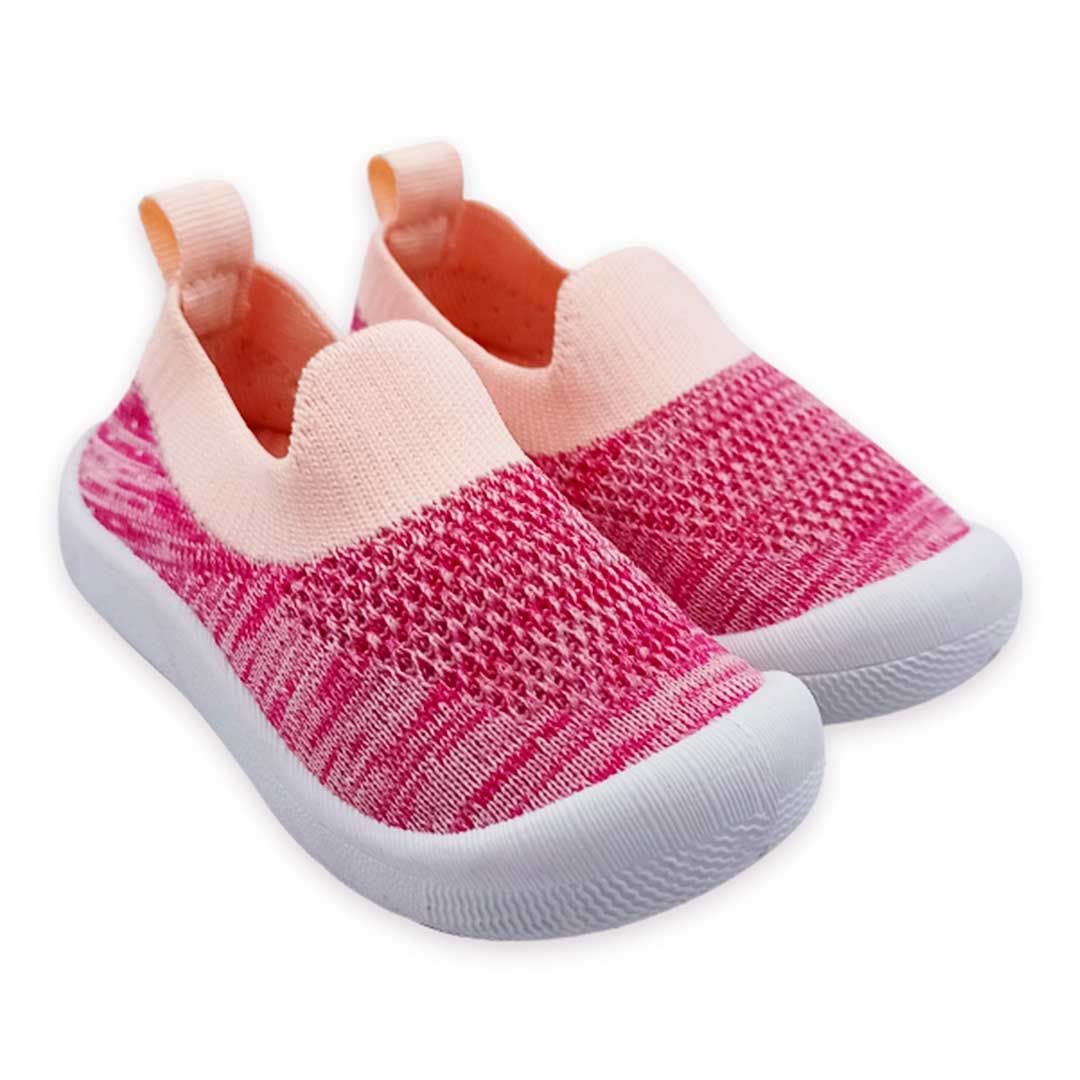 Balmoral Kids Sepatu Bayi Slip On Prewalker Anak 9 bulan - 3 tahun Flexi Sole Shoes Pink-20 - 1