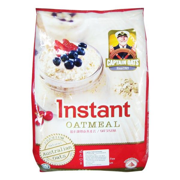 Captain Oats Instant Oatmeal Pouch 800Gr - 1