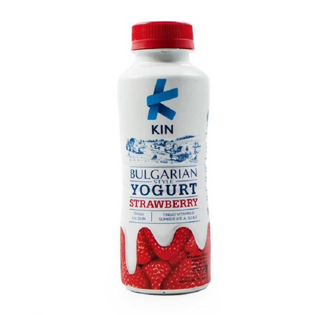 Kin Yogurt Drink Strawberry 200Ml Murah  Dus - 1