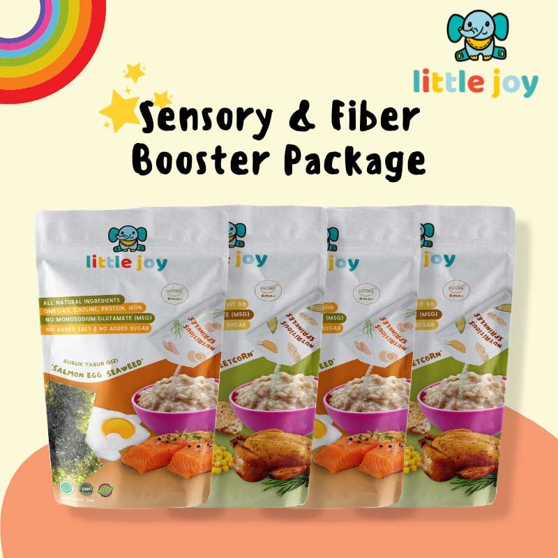 (BUNDLING) Little Joy Booster Bubuk Tabur Gizi MPASI - Sensory Fiber - 1