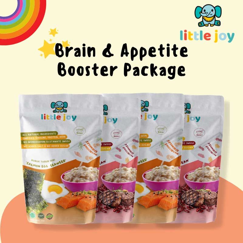 (BUNDLING) Little Joy Bubuk Tabur Gizi MPASI Bayi - Brain & Appetite - 1