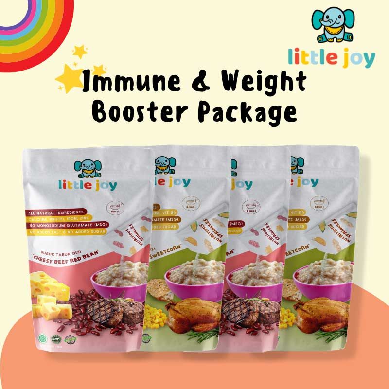 (BUNDLING) Little Joy Bubuk Tabur Gizi MPASI Bayi - Immune Weight - 1