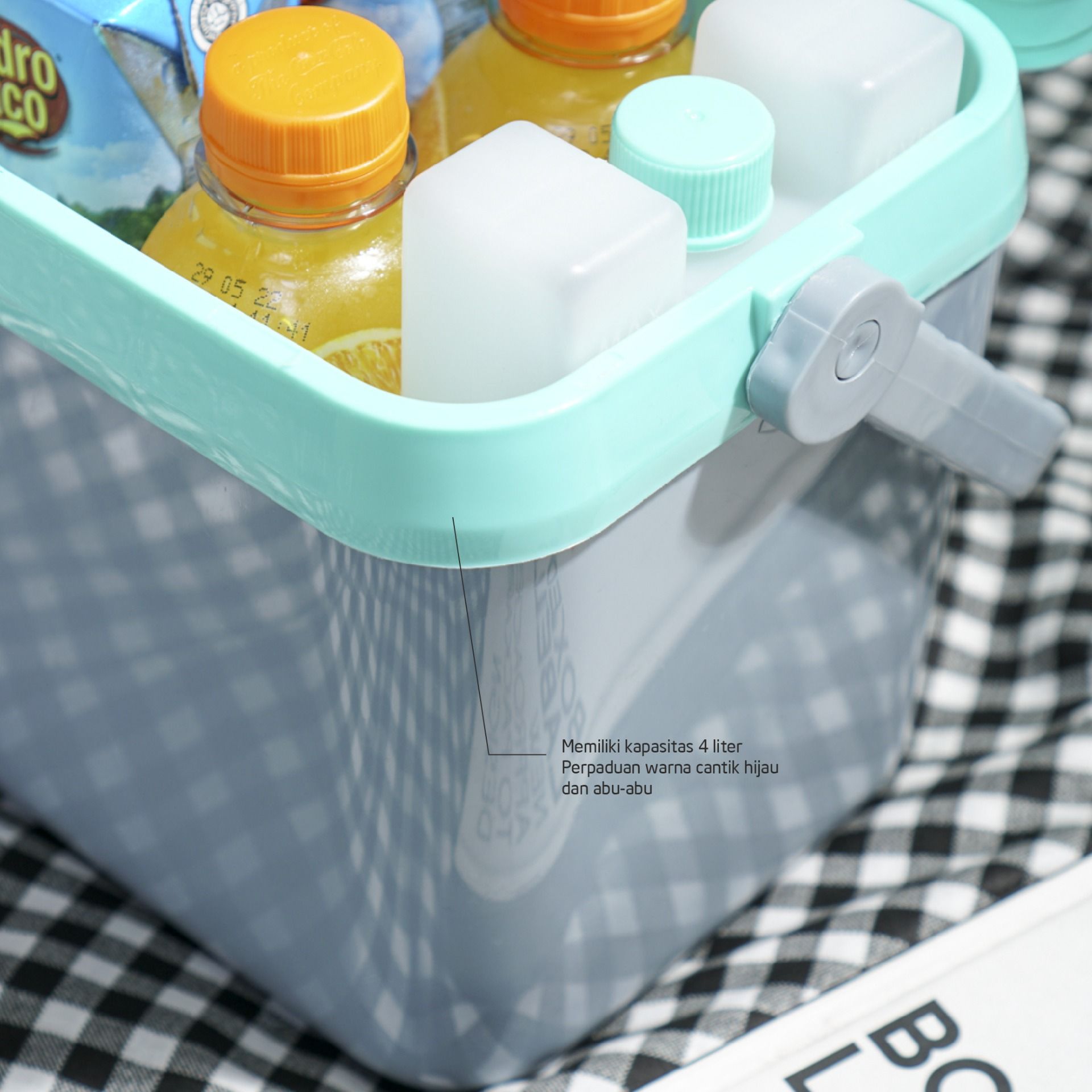 Technoplast Quadro Picnic Cooler Set 4 L Tas Asi - 1