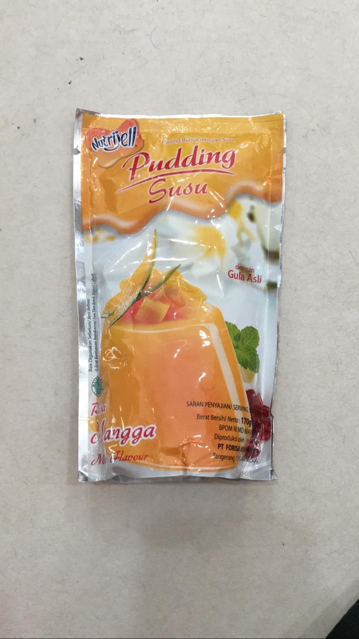 Nutrijeli Pudding susu /rasa mangga - 1