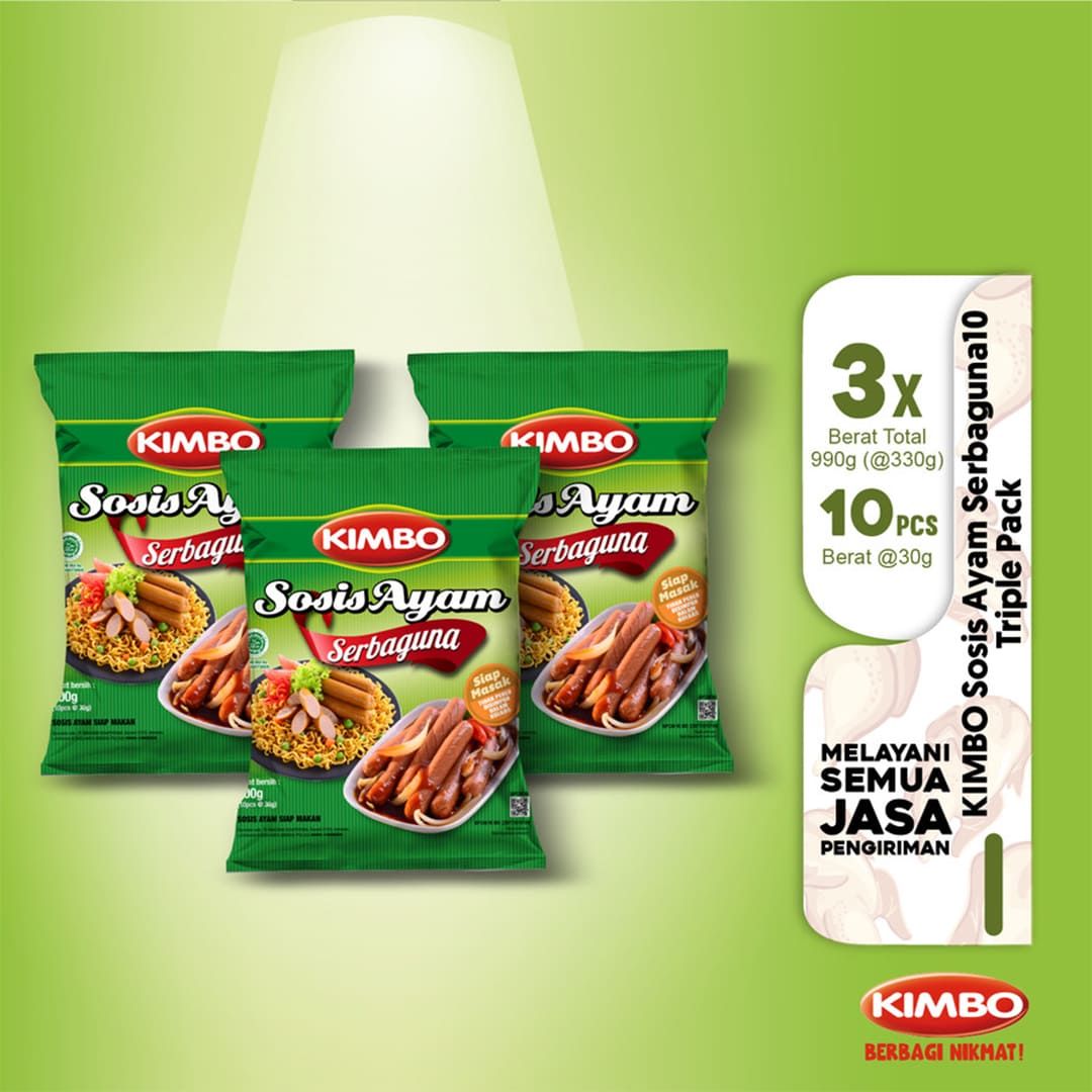 Kimbo Sosis Ayam Serbaguna10 Triple Pack - 1