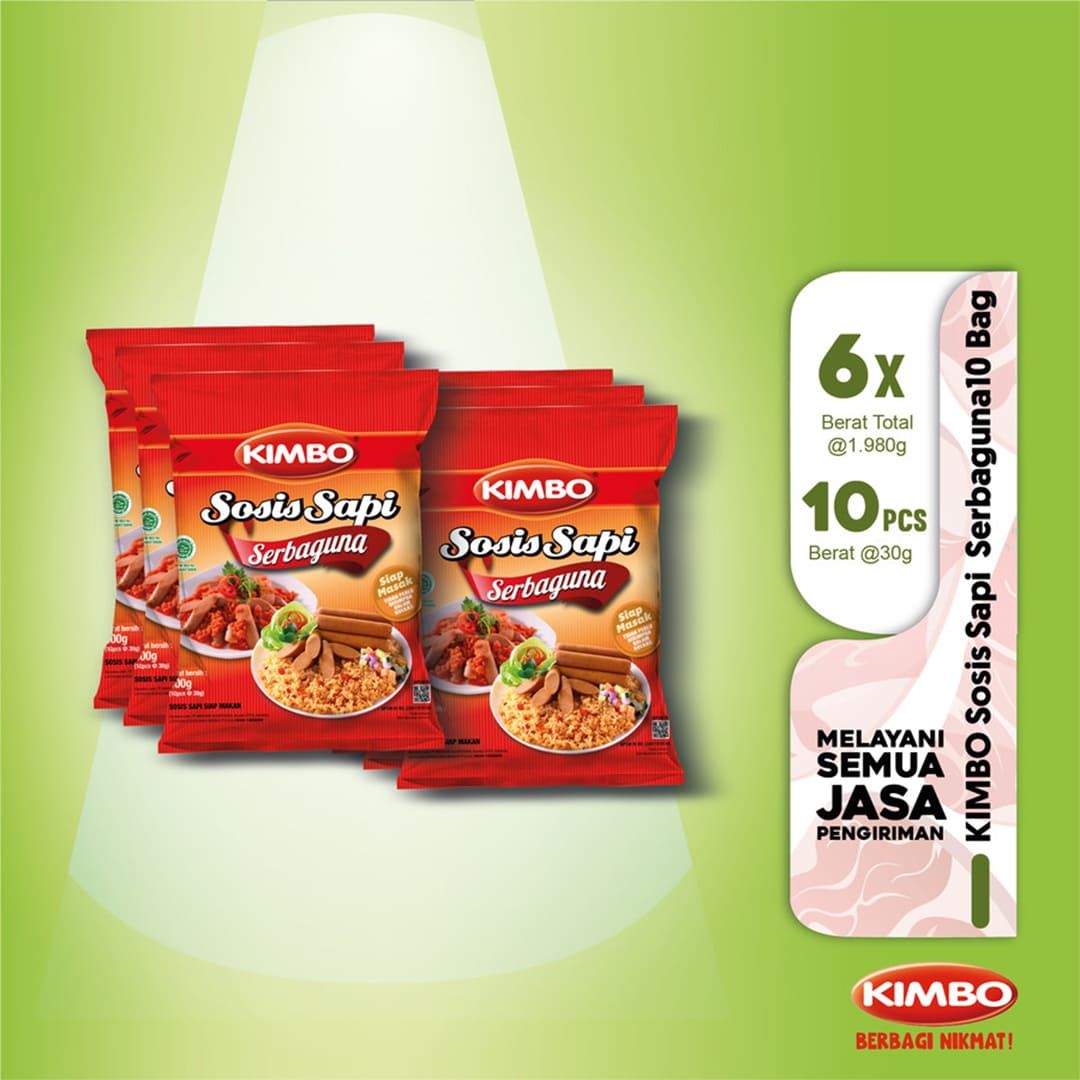 Kimbo Sosis Sapi Serbaguna10 Bag - 1