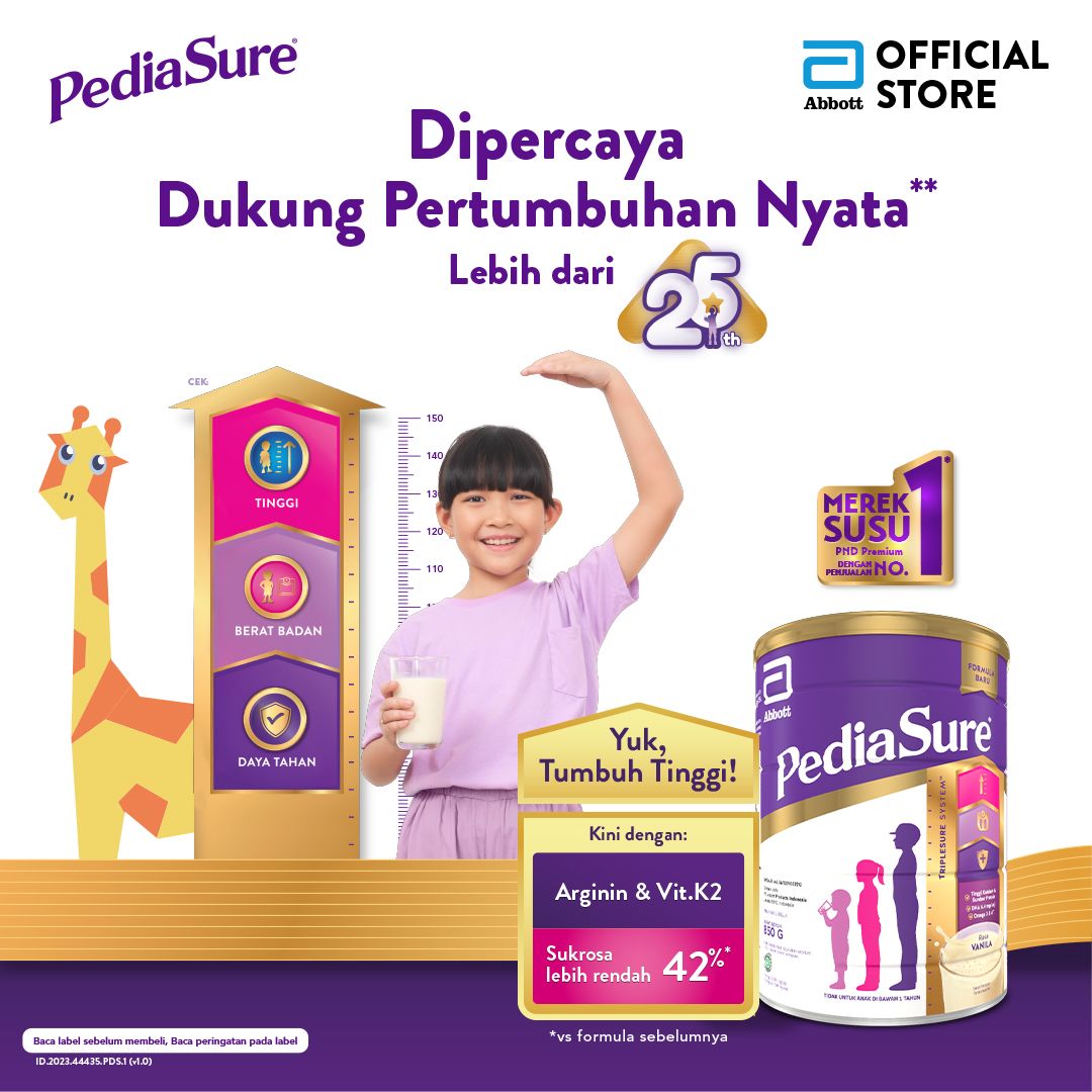 PediaSure Vanila 850 g (1-10th) - Nutrisi Pertumbuhan - 3