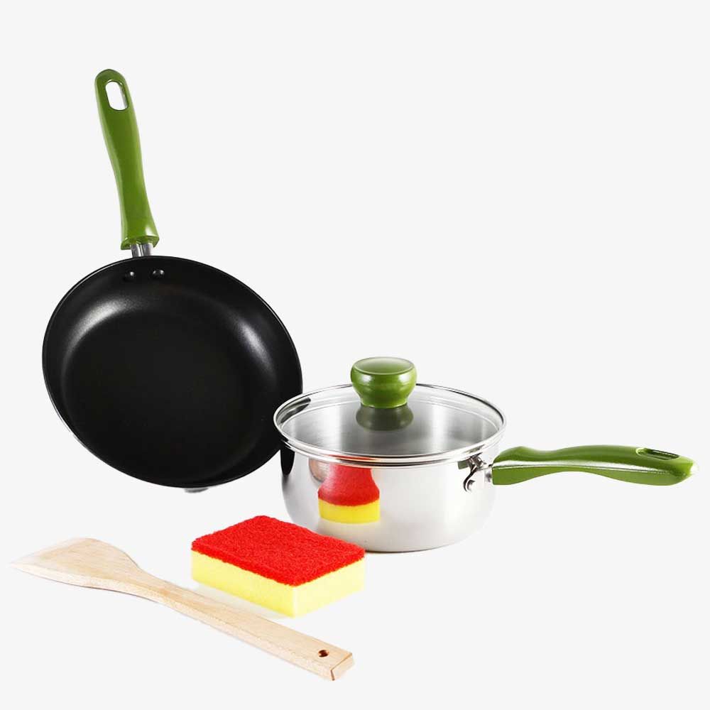 Maxim Olive set of 5 Teflon Frypan Panci Sauce Pan - 1